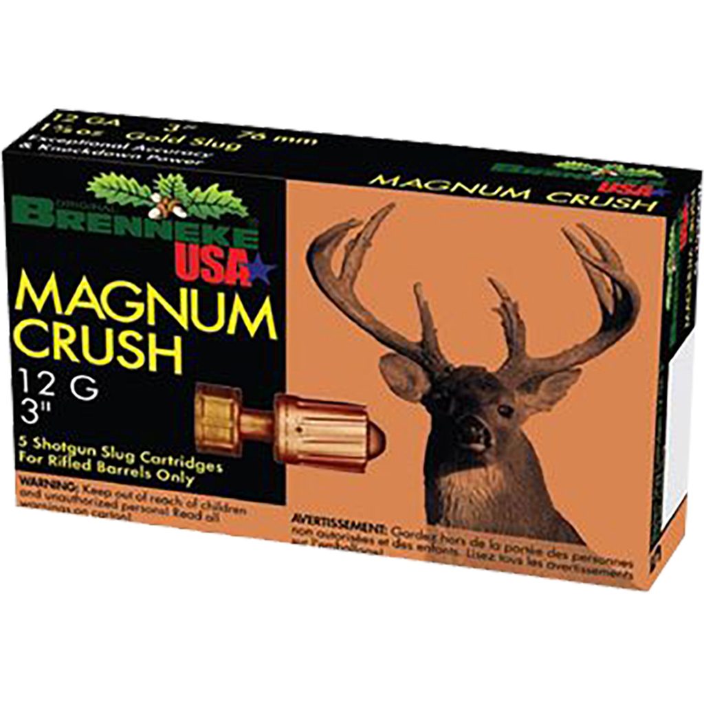 Brenneke Magnum Crush Slugs 12 ga. 3 in. 1 1/2 oz. 5 rd. - Image 2
