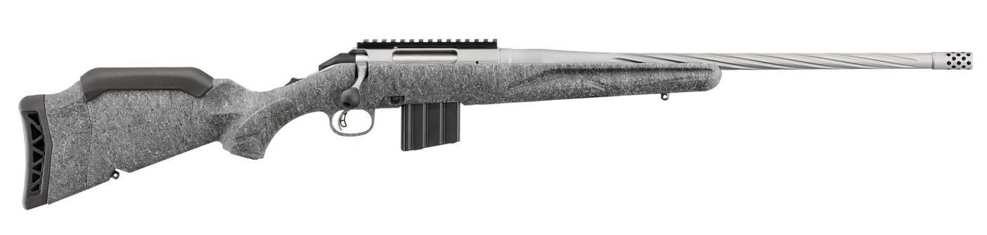 RUGER AMERICAN G2 6.5 GRENDEL 20" SPIRAL FLTD T.B. GRY SPLTR 10RD