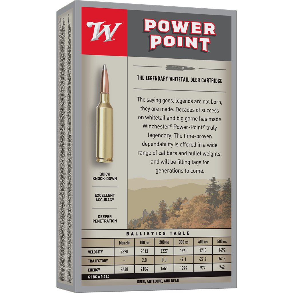 Winchester Power-Point Rifle Ammo 308 Win. 150 gr. 20 rd.