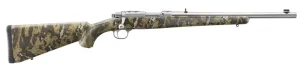 RUGER 77/44 44 MAG BOLT RIFLE, 16.6" STS T.B. BBL, DESOLVE CAMO, 4RD