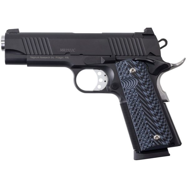 Magnum Research 1911 C Model Pistol 45 ACP 4.33 in. Carbon Steel 8 rd.