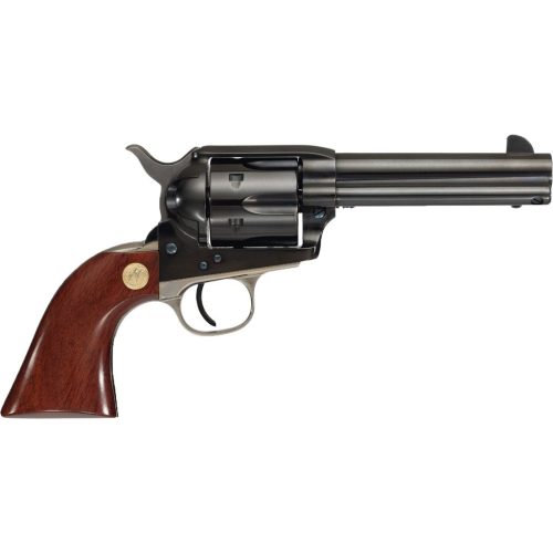 1210527_1.jpg Cimarron Pistolero Revolver 45 Long Colt 4.75 in. Nickel Blued 6 Shot