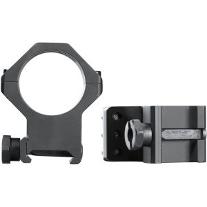 Weaver Tactical 6Hole Picatinny Ring Matte Black 30mm High Clamshell Pack