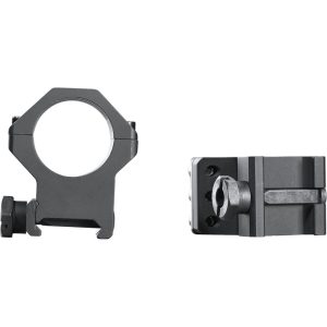 Weaver Tactical 6Hole Picatinny Ring Matte Black 1" XHigh Clamshell Pack