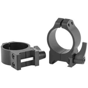 WARNE 30MM QD STEEL RINGS MATTE MED