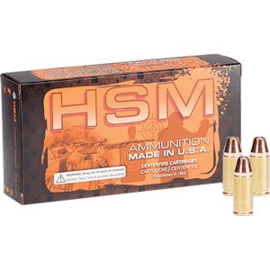 HSM Self Defense Handgun Ammunition 45 ACP HP Mag. 230 gr. 50 rd.