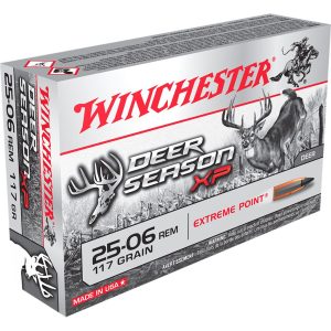 Winchester Deer Season XP Rifle Ammo 25-06 Rem. 117 gr. Ext Point Polymer Tip 20 rd