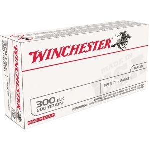 Winchester USA Rifle Ammo 300 Blackout 200 gr. FMJOT 60 rd.