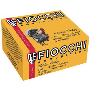 Fiocchi Golden Turkey Shotgun Ammo 12 ga. 3 in. 1 3/4 oz. 6 Shot 10 rd.