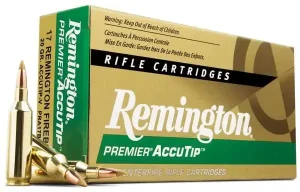 REMINGTON PRA2250RB 22-250 REM 50GR ACCUTIP-V BT 20 RD/BX 10 BX/CS