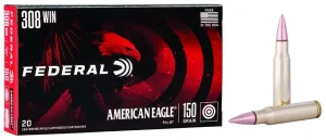 FEDERAL 308 WIN 150GR FMJ-BT 20 RD/BX 25 BX/CS