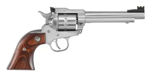 RUGER NEW MODEL SINGLE-6 CONV 22LR/WMR 5.5" REV STS WD GRIPS