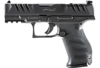 Walther 2851229 PDP OR Compact 9mm 4" 15+1 Black Polymer