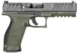 Walther 2858398 PDP OR FS 9mm 5" 18+1 OD Green/Black