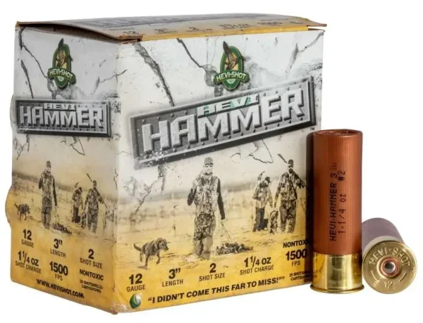 290891-14259085.webp HEVI-SHOT HEVI-HAMMER 12GA 3IN 1-1/4OZ #2 25 RD/BX 10 BX/CS