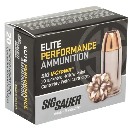 29605-14162571.webp SIG SAUER V-CROWN 45ACP 185GR JHP 20RD BX 200RD CASE