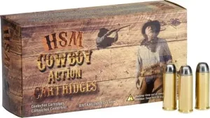 HSM AMMUNITION 32-20 WIN 115GR SL RNFP 50RD BOX 20 BOXES PER CASE