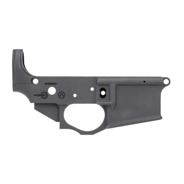SPIKES TACTICAL STRIPPED LOWER RECEIVER MULTI CAL SPARTAN LOGO