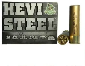 HEVI-SHOT HEVI-STEEL 12GA 3-1/2IN 1-3/8OZ BB 25 RD/BX 10 BX/CS