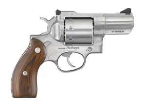 RUGER RDHWK 357MAG REV 2.75" STS HRDWD GRP FXD SGHT
