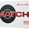HORNADY MATCH 300PRC 225G ELD MATCH 20RD BX 200RD CASE