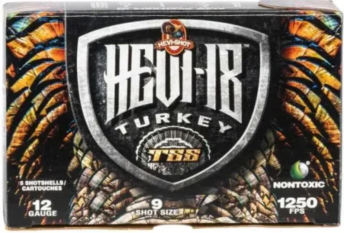 372713-14259116.webp HEVI-SHOT HEVI-18 TSS TURKEY 12GA 3-1/2IN 2-1/4OZ #9 5 RD/BX 10 BX/CS