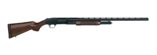 50430b7ce.jpg MOSSBERG 500 FIELD RETRO 12/28 3" BL/WD
