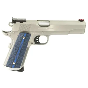 COLT 1911 GOLD CUP TROPHY 45ACP STS BLUE GRIPS 5" 8+1