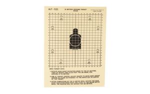 ACTION TGT 25 METERS DOD M16A2 100PK