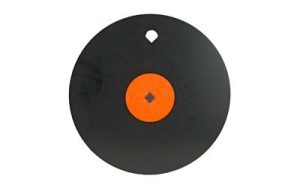 B/C 10" GONG ONE HOLE 3/8" AR500 STL