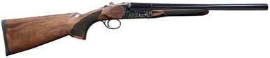 Citadel CITSBS2018HT Boss Coach Side By Side 20 Gauge 18.5" 2 Rounds Walnut/Blued/Heat Tempered