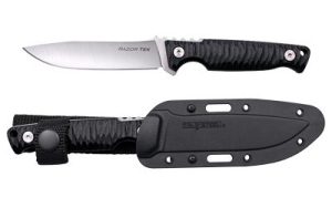 COLD STL RAZORTEK 4" BLK W/SHEATH