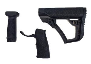 DANIEL DEFENSE STOCK/GRIP/FOREGRIP COMBO BLK