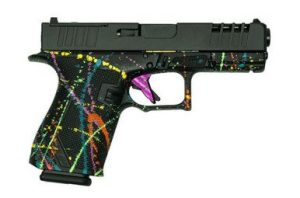 Great Lakes Firearms GL19SBLK Striker 4" 15+1 Splatter Black/Nitride Barrel