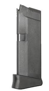 GLOCK MAGAZINE G43 9MM 6RD W/EXT PKG
