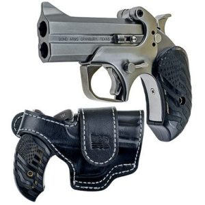 Bond Arms BASOF-45/40 Sound of Freedom .45 LC/.410 Bore 3.5" Stainless/Engraved Black Ash Grips