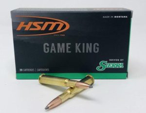 HSM 30-40 Krag Ammunition 3040Krag10N 165 Grain SBT GameKing 20 Rounds