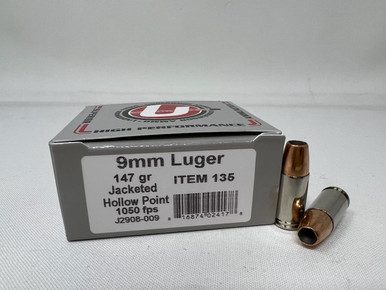 IMG_2774__31659.1667242607.1280.1280__28872.1667314127.386.513.jpg Underwood 9mm Luger Ammunition UW135 147 Grain Jacketed Hollow Point 20 Rounds