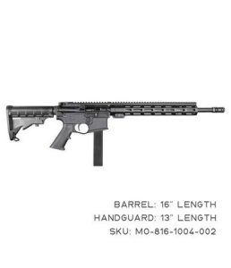 KAK Industry MO-816-1004-002 Complete K15 Rifle 9mm 16" 32+1 Black