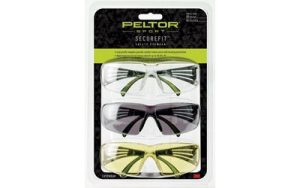 PELTOR SECUREFIT 400 EYE PROT 3-PACK