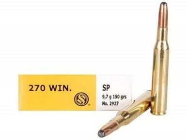 SB270A-2__13093__71260.1541607597.386.513.jpg Sellier & Bellot 270 Winchester Ammunition SB270A 150 Grain Soft Point 20 rounds
