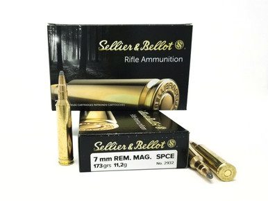 SB7A__00764__02912.1545502638.386.513.jpg Seller & Bellot 7mm Rem Mag Ammunition SB7A 173 Grain SPCE 20 Rounds