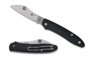 SPYDERCO ROADIE XL LTWT 2.74" BLK