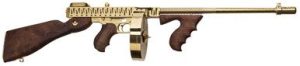 Auto-Ordnance Thompson T150DTGTS 1927A-1 Delux 16.5" .45 ACP 20+1/50+1 Gold w/ Tiger Stripe
