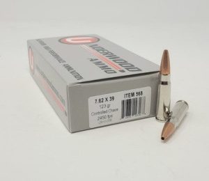 Underwood 7.62x39mm Ammunition UW568 123 Grain Controlled Chaos Hollow Point 20 Rounds