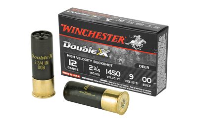 WIN DBL X HV 12GA 2.75" 00BK 9P 5/
