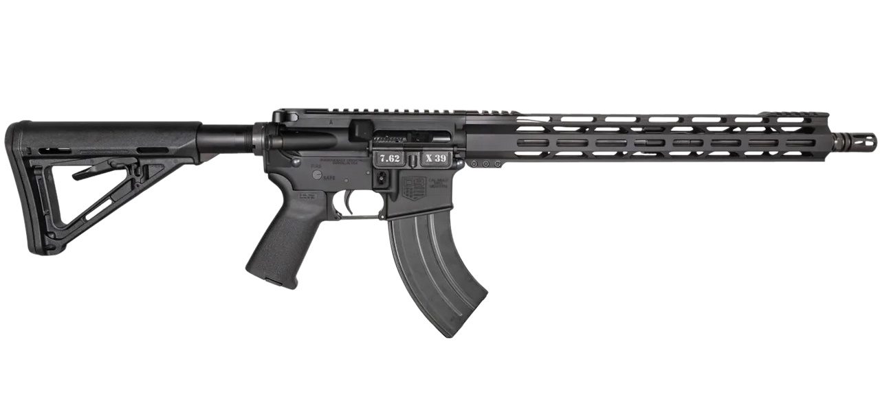 DIAMONDBACK FIREARMS DB15 7.62X39 BK 16" M-LOK 15"#