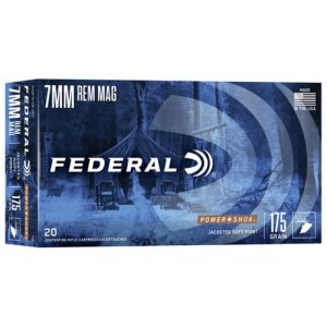 POWER-SHOK 7MM REM MAGNUM 175 GR  - JSP, 2860 FPS, 20/BX