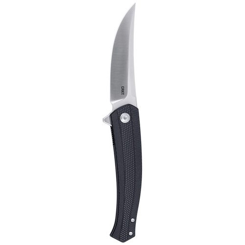 PERSIAN ASSISTED BLACK - D2 STEEL, PLAIN EDGE, 3.44" BLADE