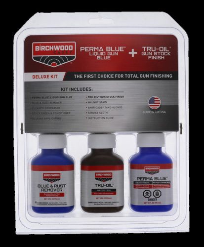DELUXE PERMA BLUE LIQUID GUN BLUE & TRU-OIL GUN STOCK FINISH KIT
